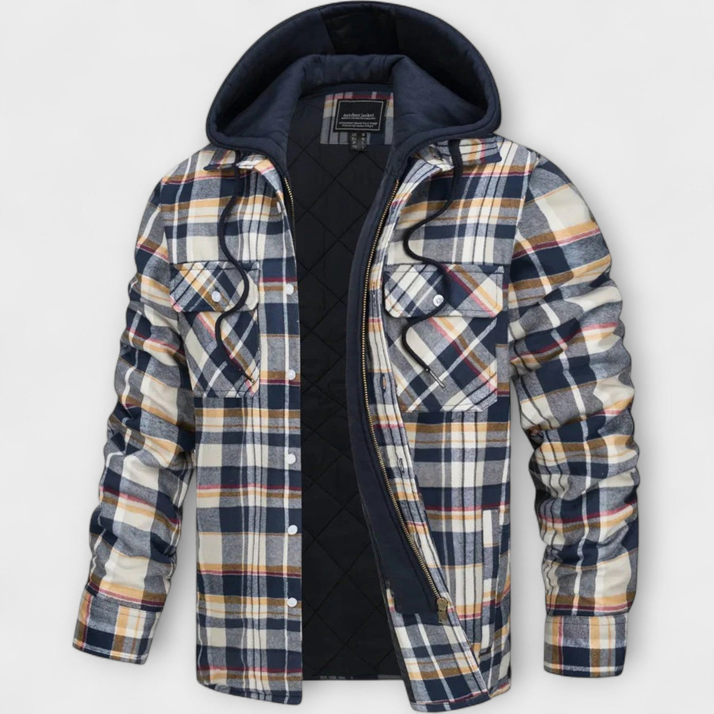 René | Plaid Hooded Jacket