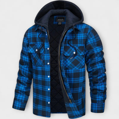 René | Plaid Hooded Jacket