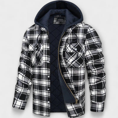 René | Plaid Hooded Jacket