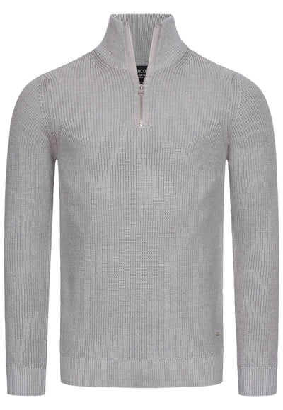 Cristóbal® | Stylish Sweatshirt With Quarter Zip Fastening