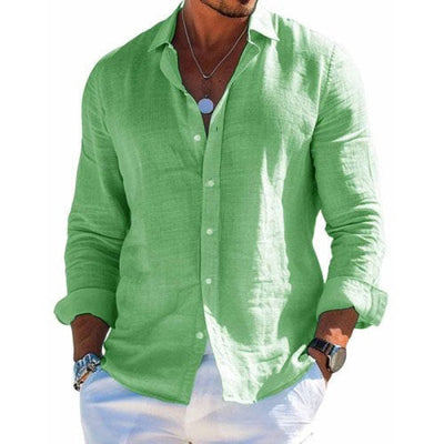 Kristofer® | Elegant Shirt In Cotton And Linen