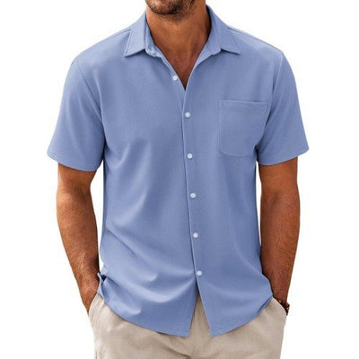 Men's Casal Cotn Blend Short Sleeve Shirt