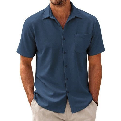 Men's Casal Cotn Blend Short Sleeve Shirt