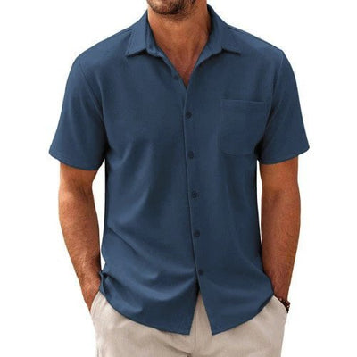 Men's Casal Cotn Blend Short Sleeve Shirt