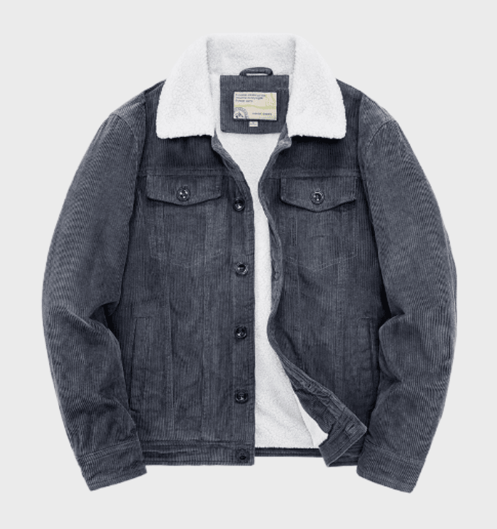 Unai | Sherpa-lined corduroy jacket for men