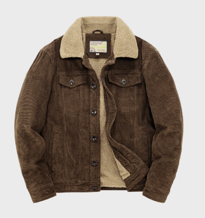 Unai | Sherpa-lined corduroy jacket for men