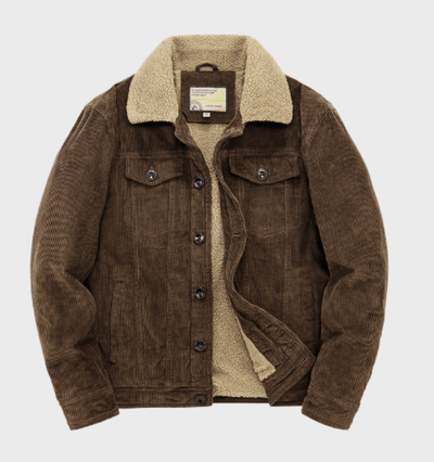 Unai | Sherpa-lined corduroy jacket for men