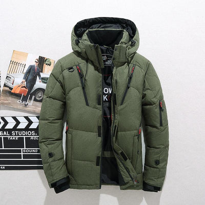 Jarek | Warm quilted jacket with hood