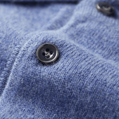 Jini | Classic wool polo with polo collar in anthracite