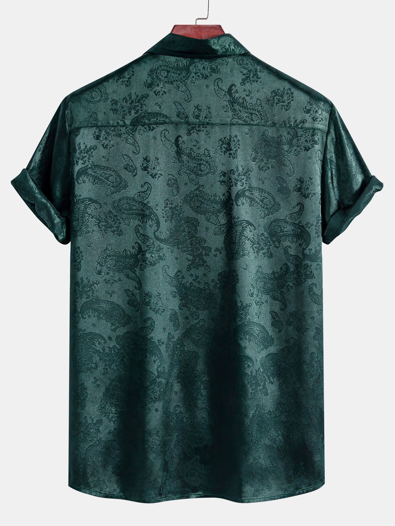 Arien® | Paisley Print Satin Shirt