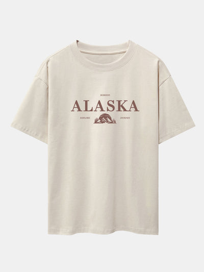 Thiago® | Slogan Print Drop Shoulder Oversize T-Shirt