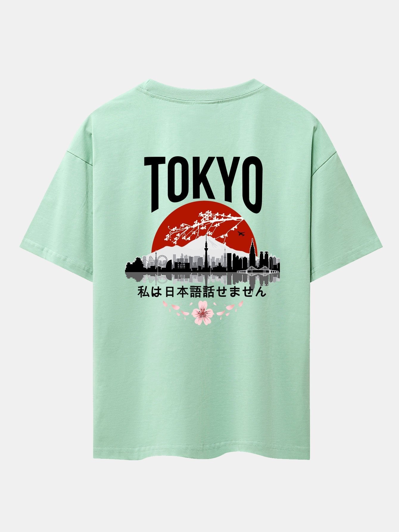 Lucian® | Tokyo Scenery Back Print Oversize T-Shirt