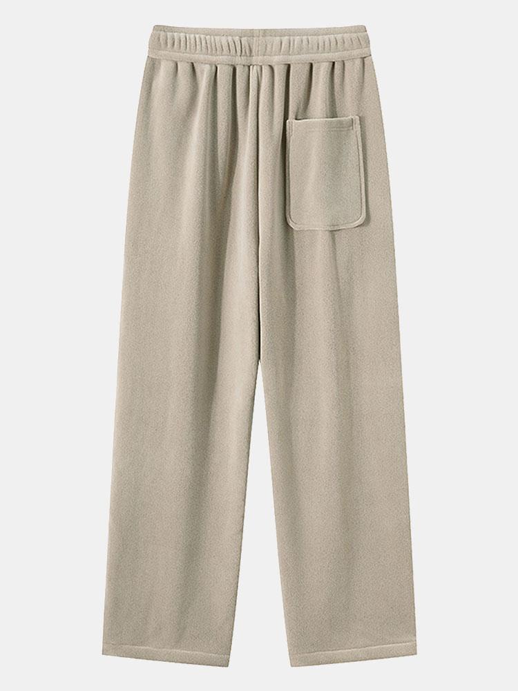 Admon® | 3 Pieces Polar Fleece Loose Fit Straight Leg Pants