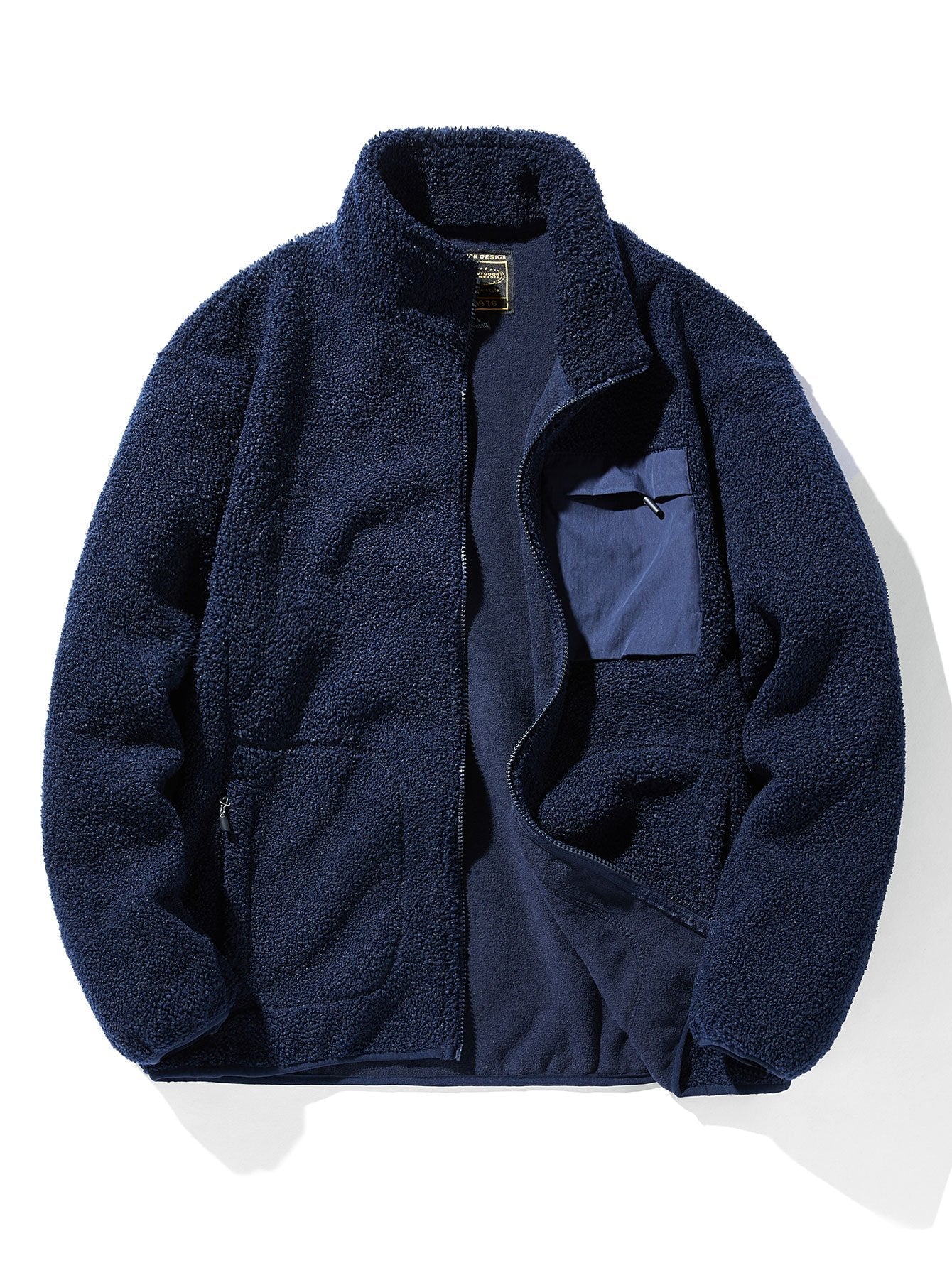Easton | Teddy Fleece Zip Up Coat