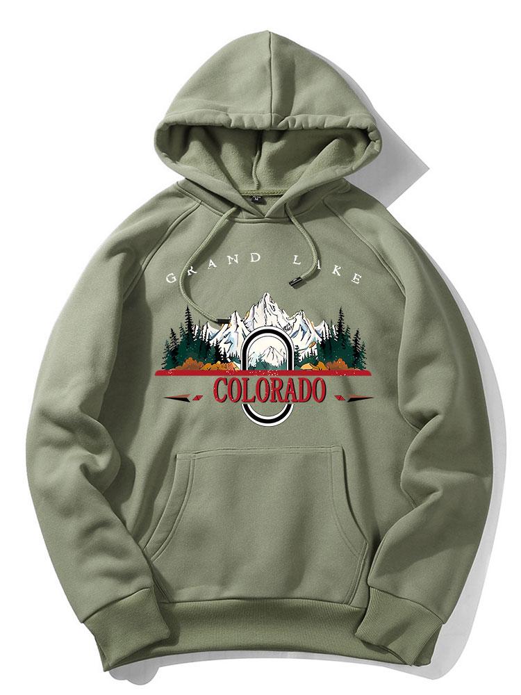 Alaric | Colorado Mountain Print Hoodie