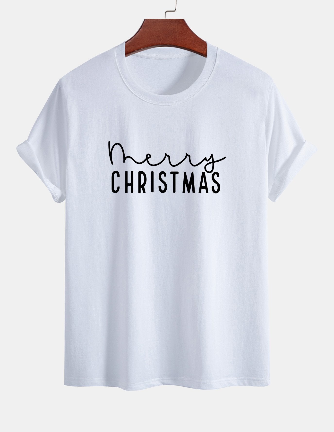 Adelmo® | Christmas Print Cotton T-Shirt