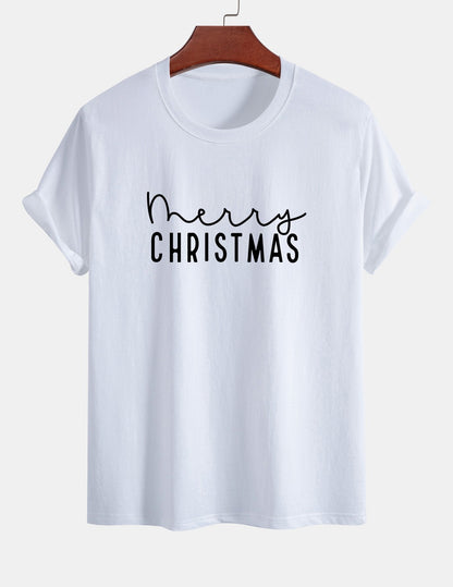 Adelmo® | Christmas Print Cotton T-Shirt