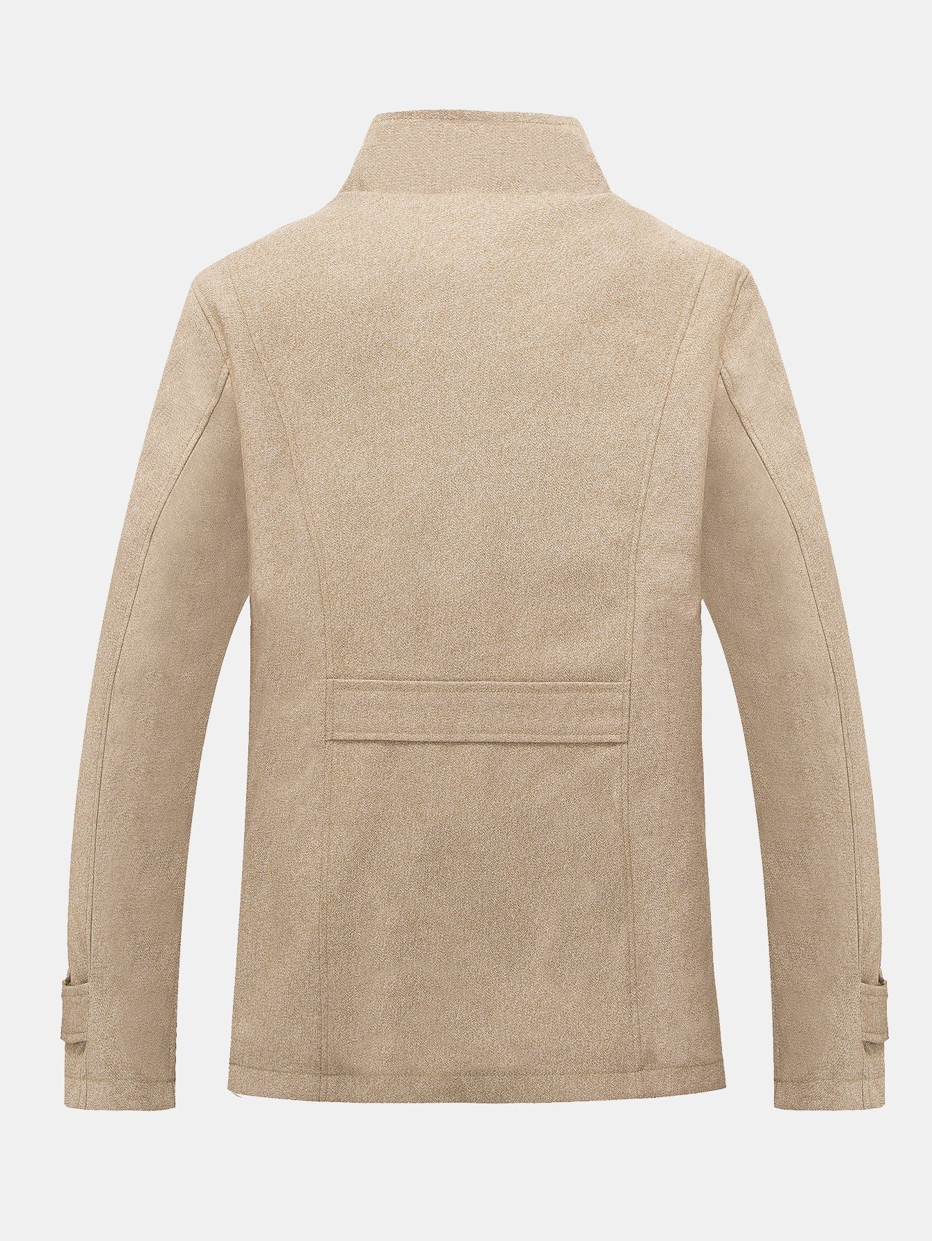 Mateo | Teddy Lined Funnel Neck Wool Look Coat