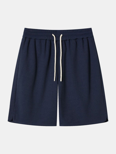 Bahiyyih® | Loose Fit Drawstring Waffle Shorts