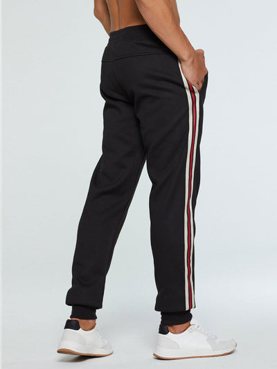 Junípero® | Teddy Lined Side Stripe Joggers