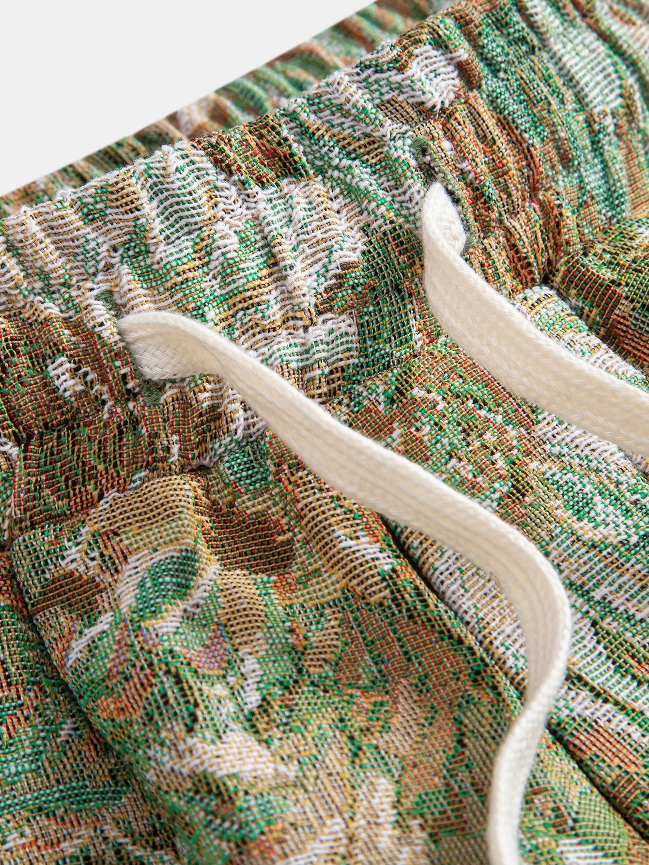 Gaspar® | Painted Floral Jacquard Shorts