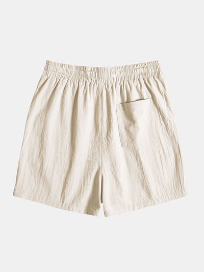 Glen® | Textured Cotton 5" Shorts
