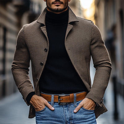 Men's Vine Hondsoth Notch Lapel Single Breasted SliFit Blazer