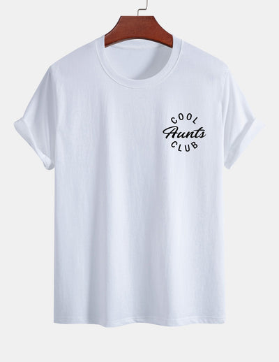 Sebastián® | Cool Aunts Club Print Cotton T-Shirt