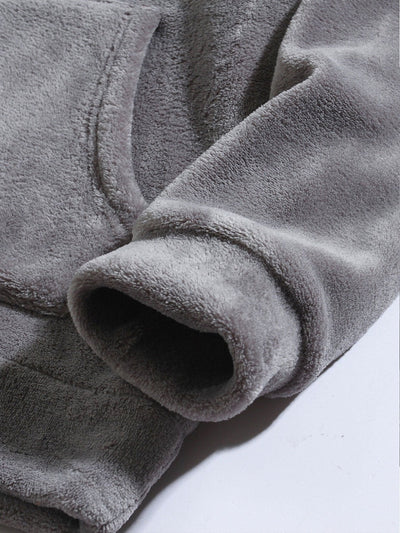 Brian | Relax Fit Teddy Fleece Hoodie With Ears