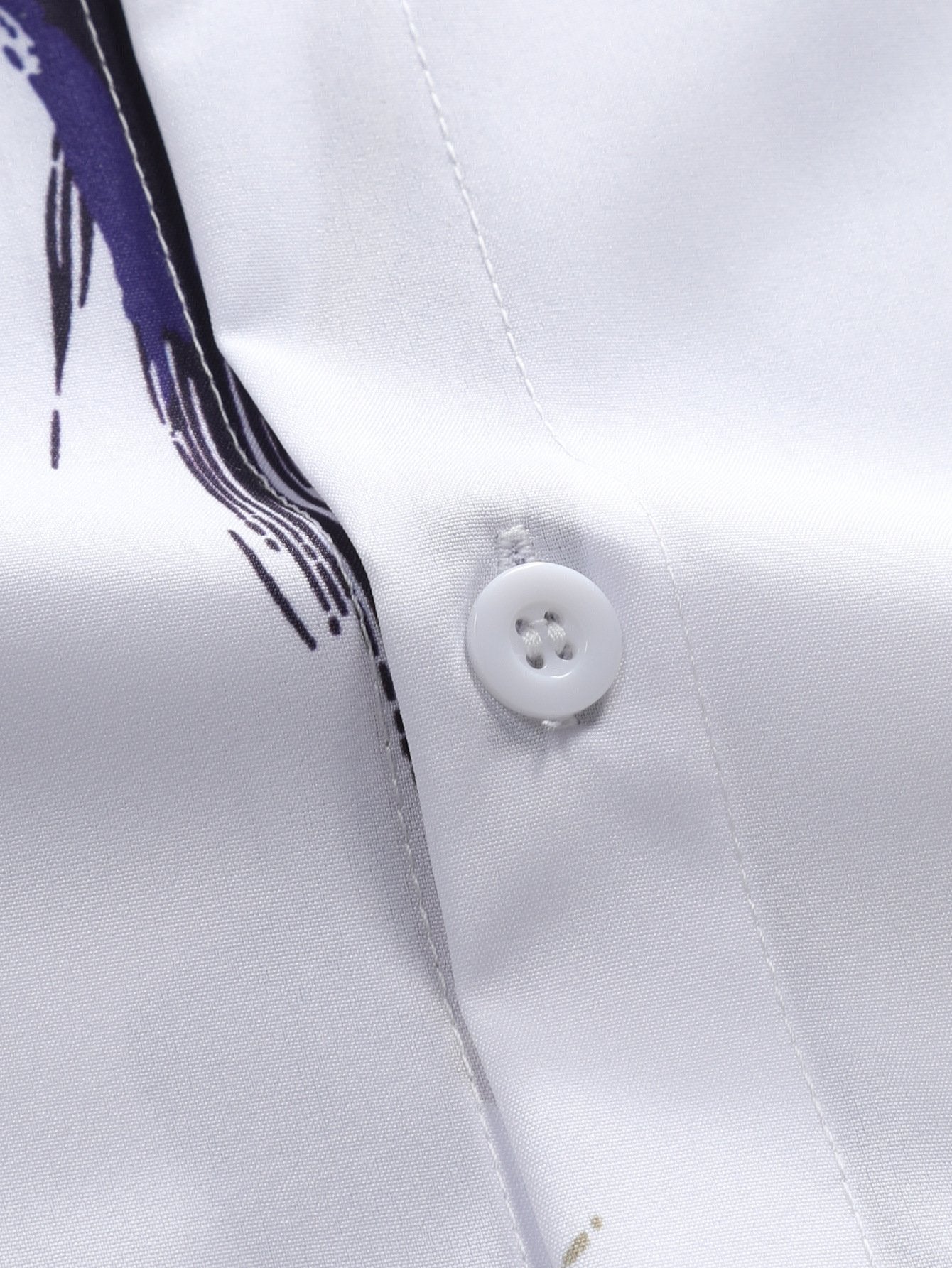 Ventura® | Brushstroke Print Button Up Shirt