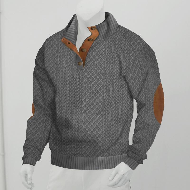 Men's Outdoor Casual Stand Collar Long Sleeve