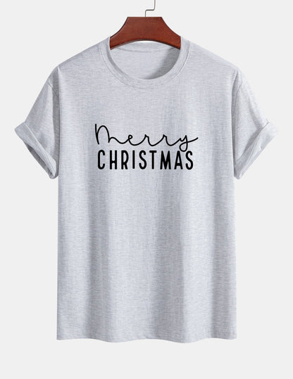 Adelmo® | Christmas Print Cotton T-Shirt