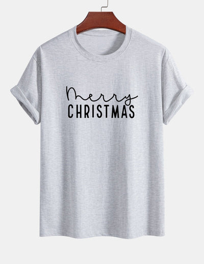 Adelmo® | Christmas Print Cotton T-Shirt