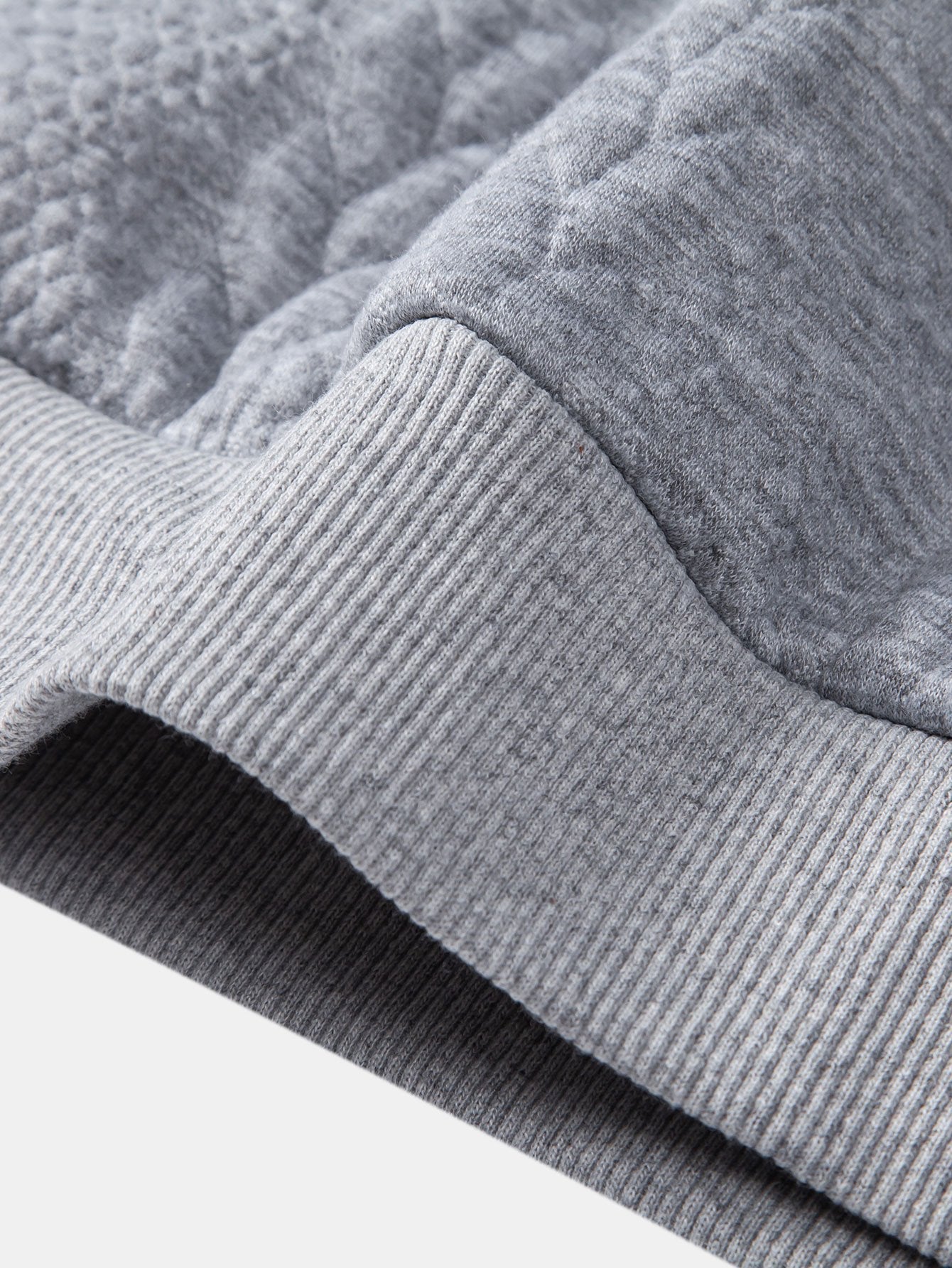 Bruce | Relax Fit Wheat Jacquard Hoodie