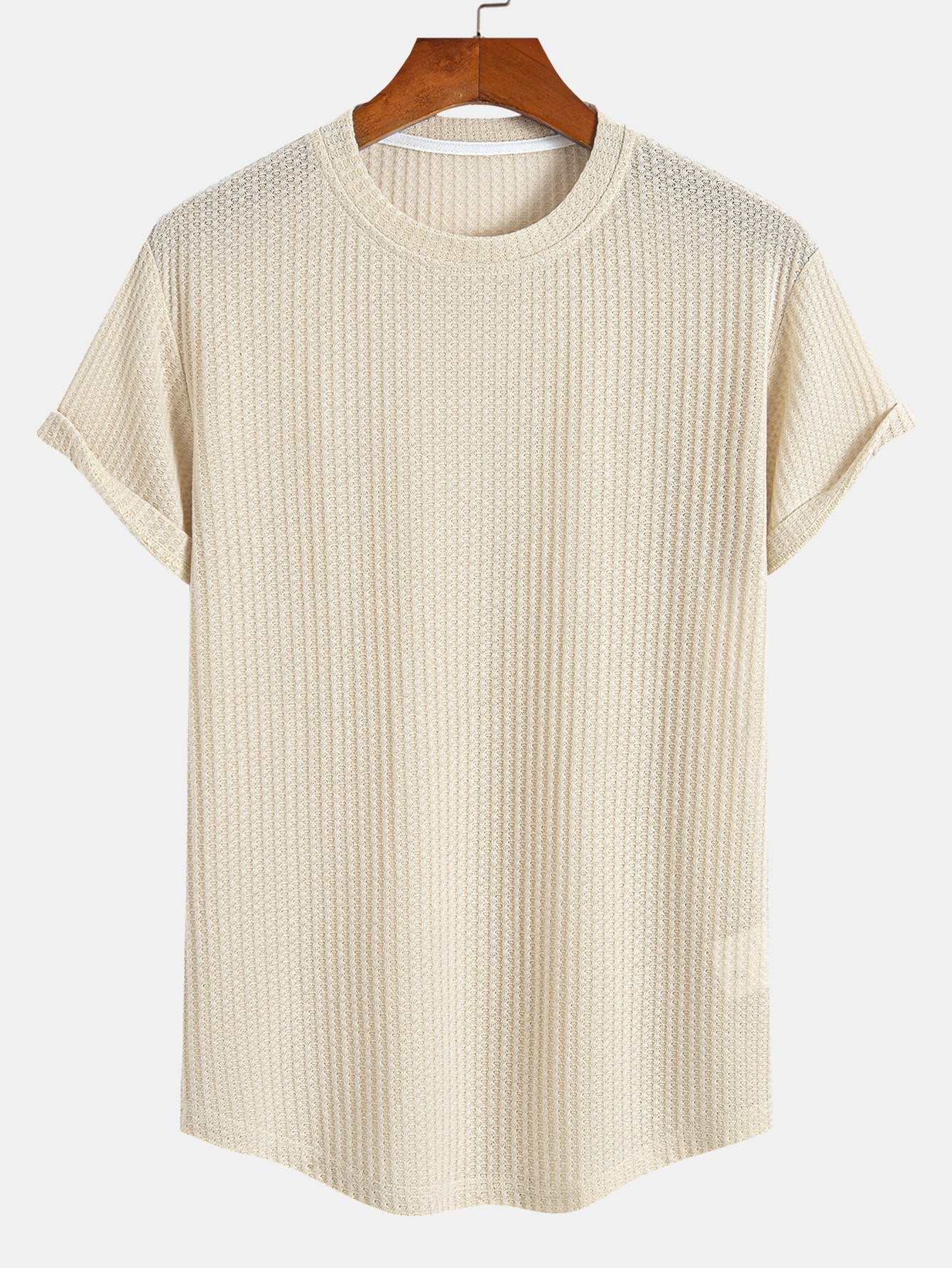 Oscar® | Waffle Arc Hem T-Shirt