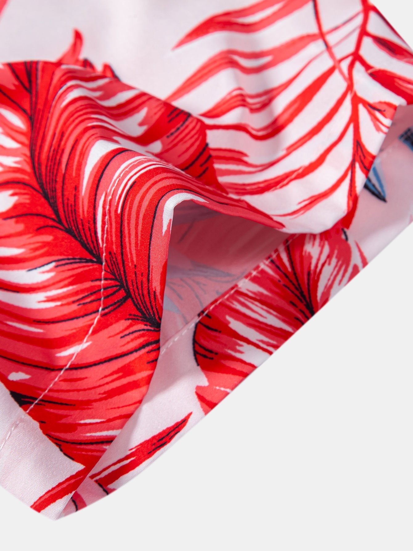 Lamar® | Tropical Print Button Up Shirt