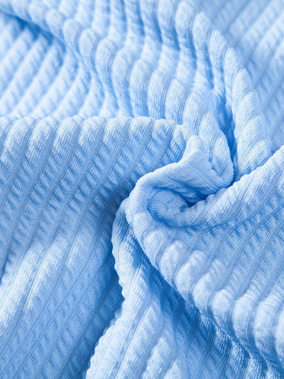 Kieran® | Fitted Ribbed Polo Shirt With Mandar Collar