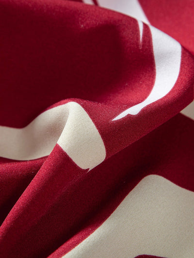 Amadeo® | Abstract Print Button Up Shirt