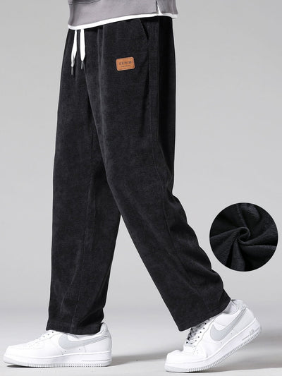 Gabino® | Polar Fleece Lined Straight Leg Corduroy Pants