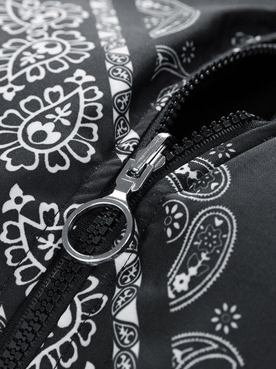 Darian | Reversible Paisley Puffer Coat