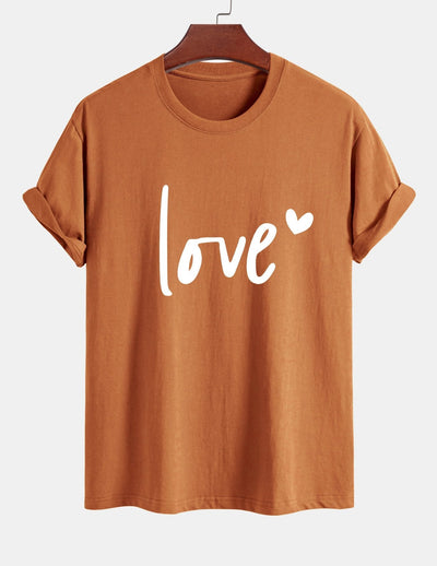 Tarsicio® | Love Print Cotton T-Shirt