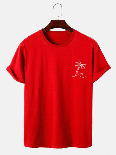 Barnaby® | Palm Trees Print T-Shirt