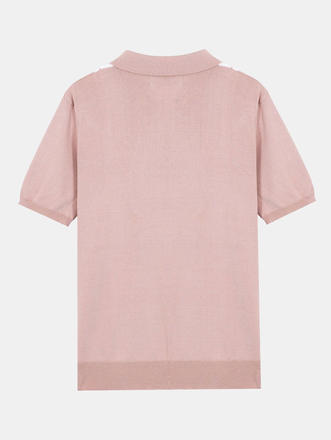 Ezra | Striped Short Sleeve Sweater Polo