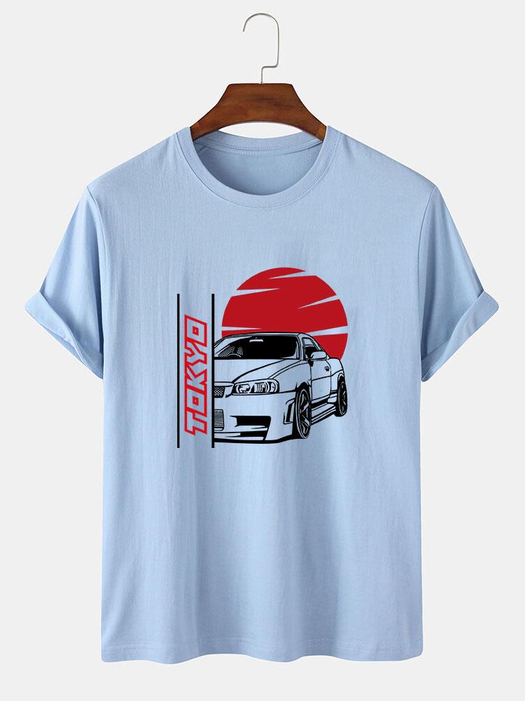 Hunter® | Tokyo Car Print T-Shirt