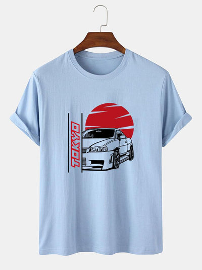 Hunter® | Tokyo Car Print T-Shirt