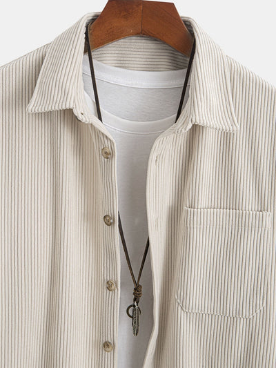 Agustín® | Corduroy Button Up Shirt