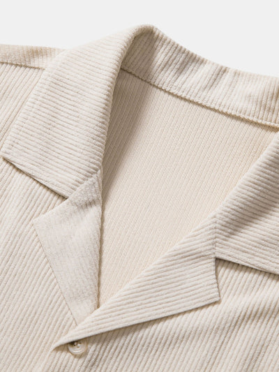 Arturo® | Short Sleeve Corduroy Revere Shirt