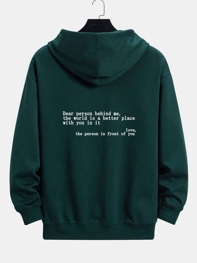 Noah | Slogan Print Relax Fit Hoodie