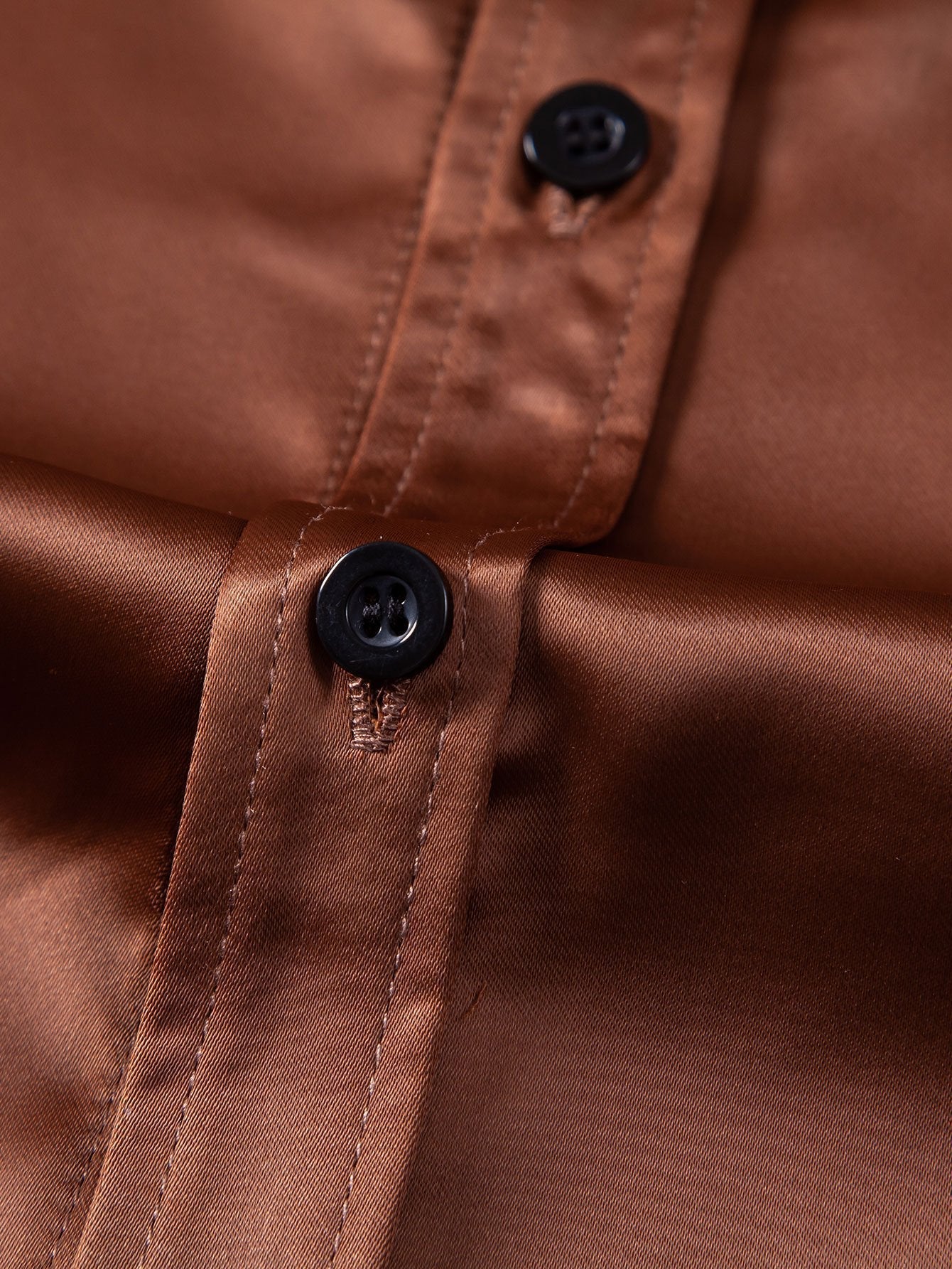 Arcario® | Satin Button Up Shirt