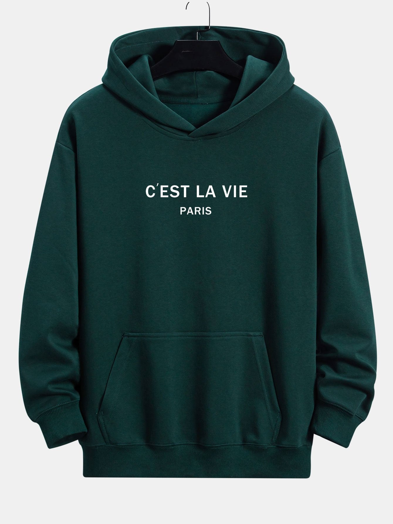 Gus | Paris Print Relax Fit Hoodie